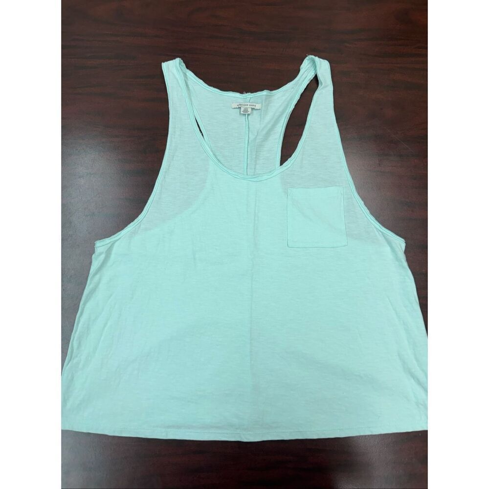 American Eagle Racerback Pocket Tank Top Size Large